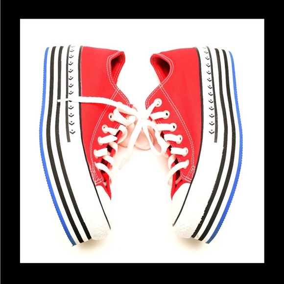 CONVERSE Chuck Taylor All Star Platform Sneakers 8.5 - Picture 7 of 9